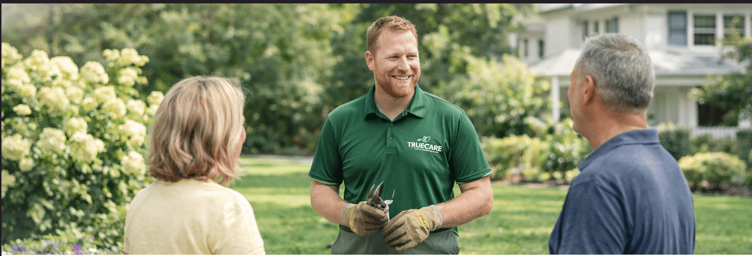 TrueCare Lawnscapes communicating with clients